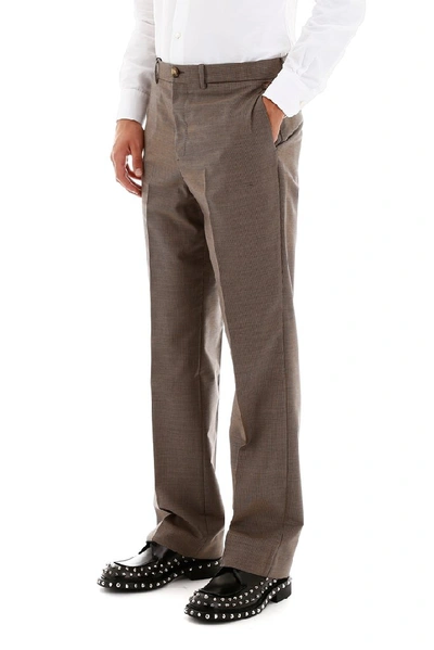 Shop Burberry Classic Tailored Trousers In Beige