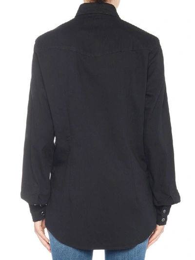 Shop Dolce & Gabbana Patches Shirt In Black