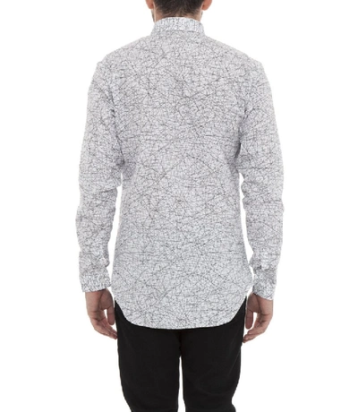 Shop Dior Homme All Over Print Shirt In 43 Cm