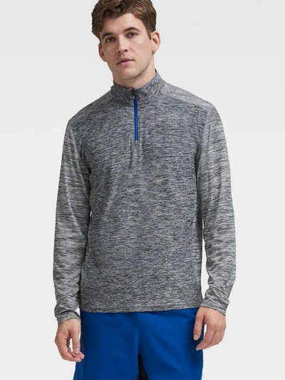 Shop Donna Karan Dkny Men's Half-zip Pullover - In Grey