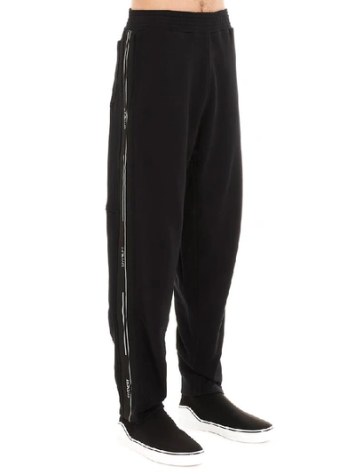 Shop Givenchy Logo Trim Sweatpants In Black