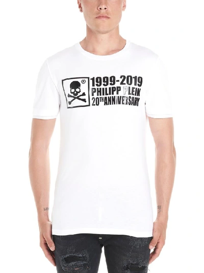 Shop Philipp Plein Anniversary T In White