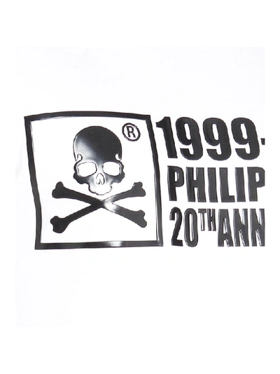 Shop Philipp Plein Anniversary T In White