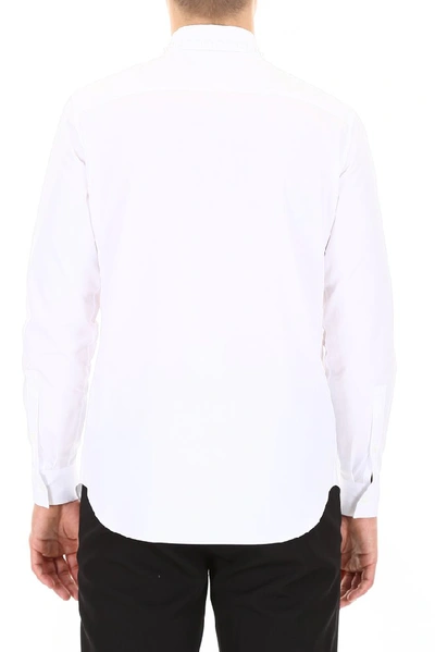 Shop Valentino Garavani Rockstud Studded Collar Shirt In White