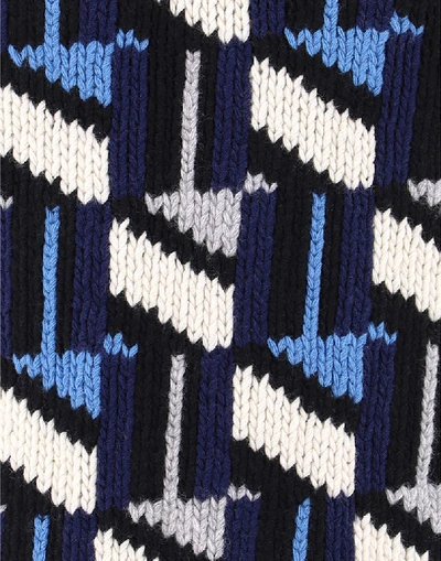 Shop Prada Geometric Crewneck Sweater In Multi