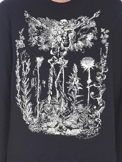 Shop Alexander Mcqueen Skeleton Garden Sweater In Black