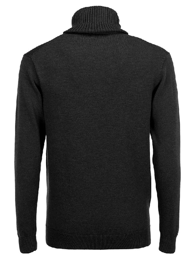 Shop Ambush Logo Turtleneck Sweater In Grey