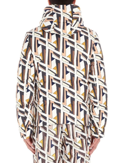 Shop Fendi Ff Print Reversible Jacket In Multi
