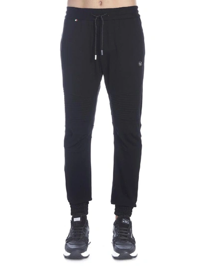 Shop Philipp Plein Biker Sweatpants In Black