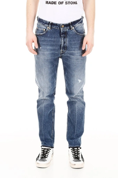 Shop Golden Goose Deluxe Brand Distressed Straight In Blue