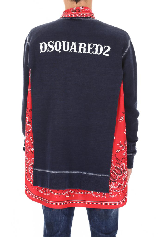 dsquared bandana sweatshirt