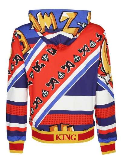 Shop Dolce & Gabbana All Over Print Hoodie In Multi