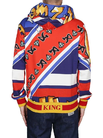 Shop Dolce & Gabbana All Over Print Hoodie In Multi