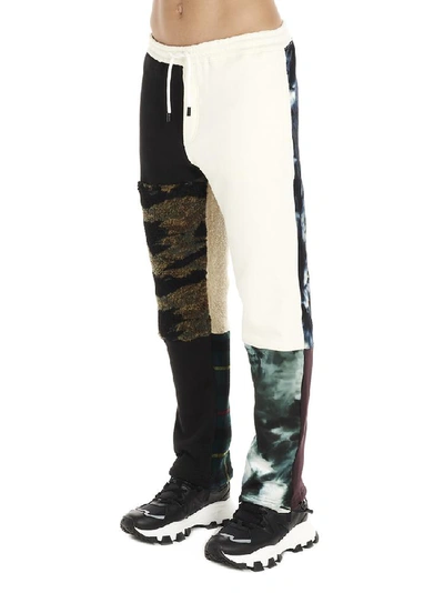 Shop Buscemi Contrasting Panelled Track Pants In Multi