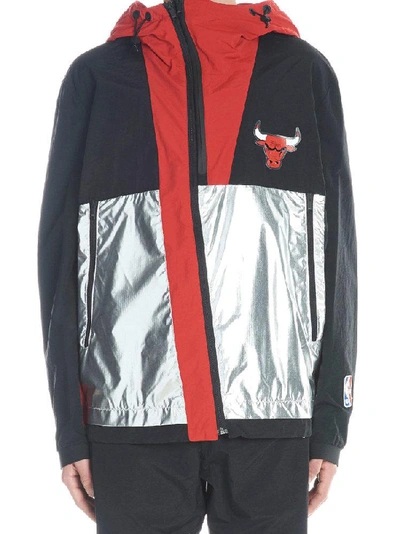 Shop Marcelo Burlon County Of Milan Chicago Bulls Jacket In Multi