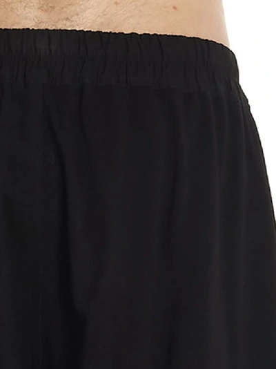 Shop Rick Owens Karloff Drawstring Shorts In Black