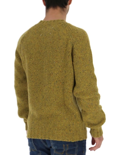 Shop Maison Margiela Distressed Sweater In Yellow
