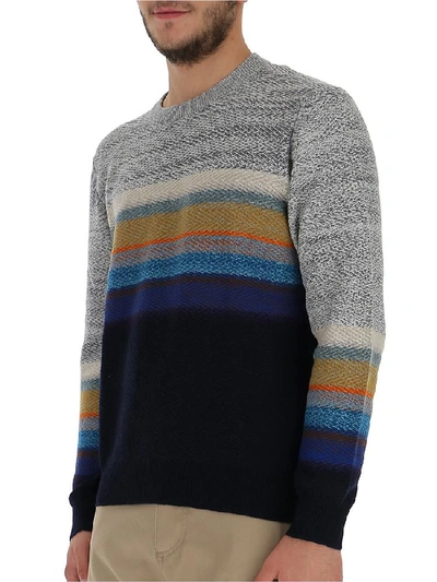 Shop Missoni Striped Chevron Sweater In Multi