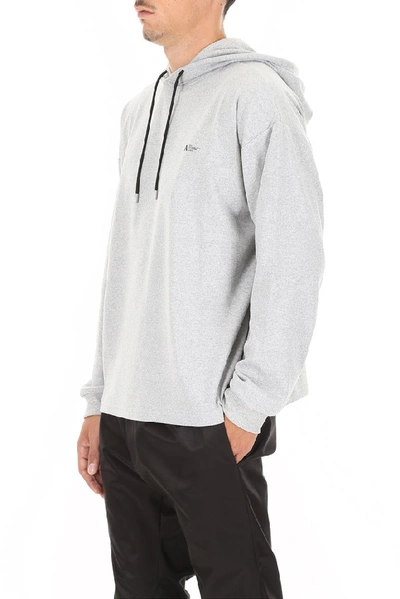 Shop Alyx 1017  9sm Logo Printed Hoodie In Grey