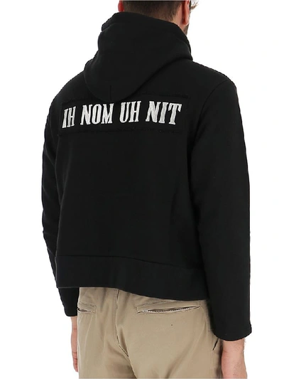 Shop Ih Nom Uh Nit Graphic Printed Hoodie In Black