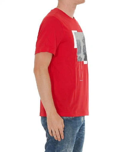 Shop Michael Michael Kors Graphic T In Red