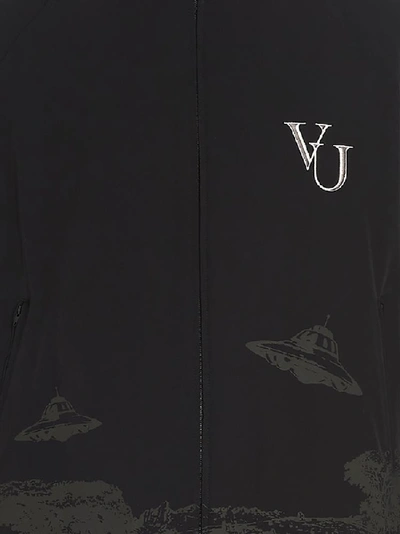 Shop Undercover Valentino X  Graphic Printed Windbreaker In Black