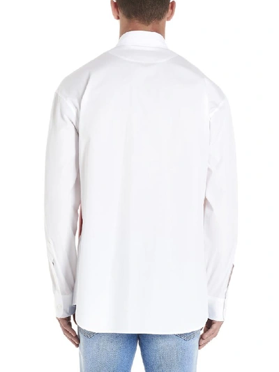 Shop Dsquared2 Leaf Logo Print Shirt In White