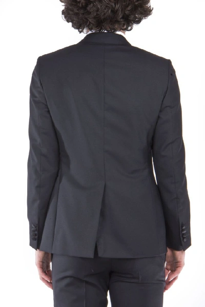 Shop Dior Homme Virgin Wool Suit In Black