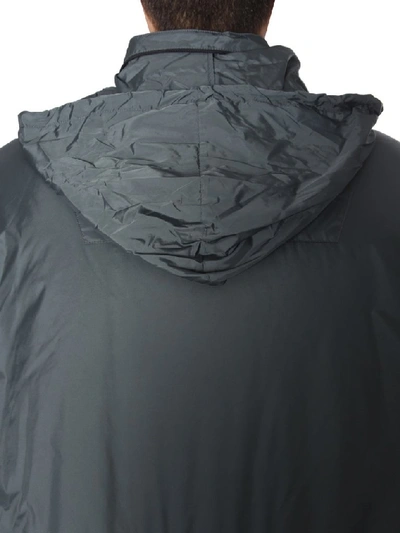 Shop Maison Margiela Hooded Parka In Grey