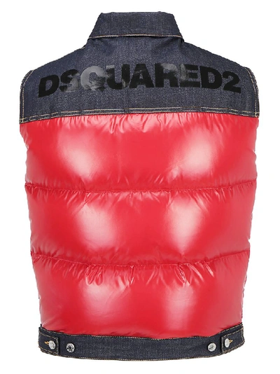 Shop Dsquared2 Contrast Colour Vest In Multi