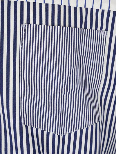 Shop Comme Des Garçons Shirt Striped Shirt In Multi