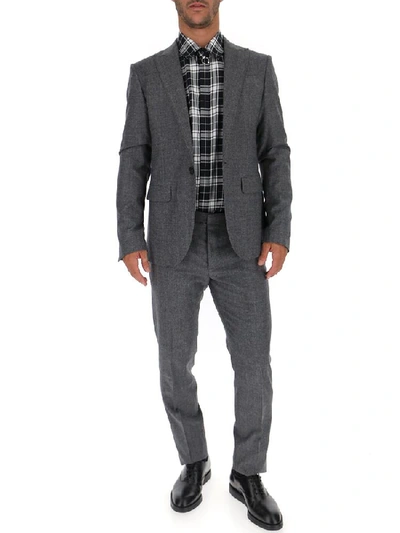 Shop Dsquared2 Formal Two Piece Suit In Grey