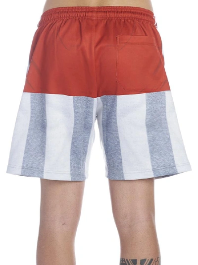 Shop Adidas Originals By Alexander Wang Colour Block Shorts In Multi