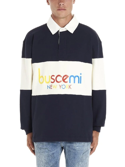 Shop Buscemi Logo Printed Polo Shirt In Multi