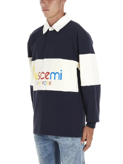 Shop Buscemi Logo Printed Polo Shirt In Multi