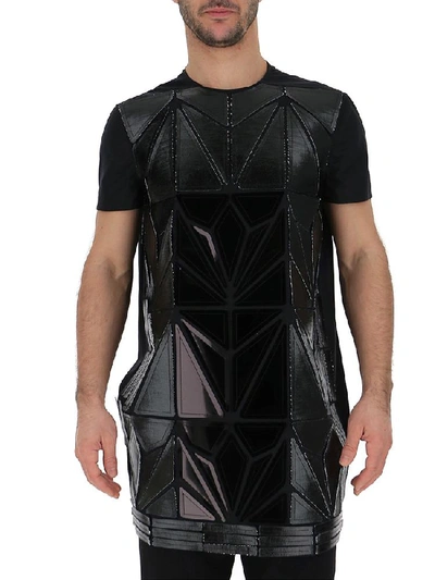 Shop Rick Owens Structured Geometric T In Black