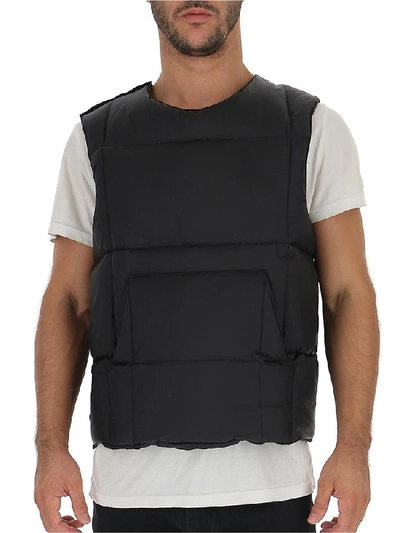 Shop Buscemi Pocket Detail Down Vest In Black