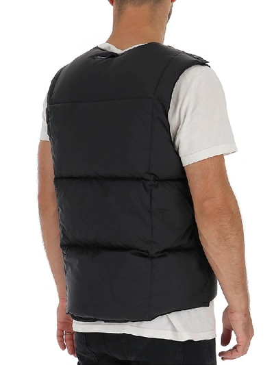 Shop Buscemi Pocket Detail Down Vest In Black