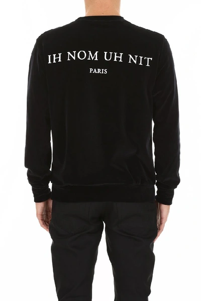 Shop Ih Nom Uh Nit Back Logo Sweatshirt In Black