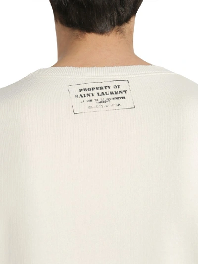 Shop Saint Laurent Property Of  Sweater In White