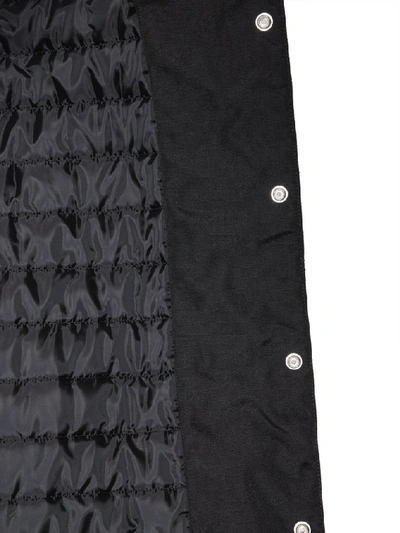 Shop Maison Margiela Fitted Padded Jacket In Black