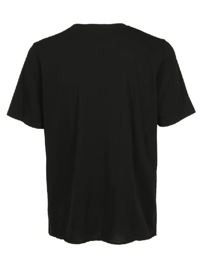 Shop Saint Laurent Abstract Print T In Black