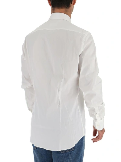 Shop Prada Classic Tailored Shirt In White