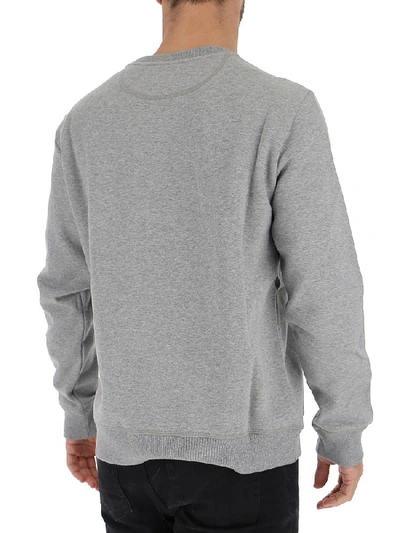 Shop Valentino Vltn Crewneck Sweatshirt In Grey