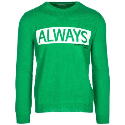 Shop Valentino Always Knit Sweater In Green