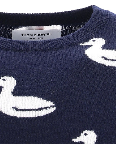 Shop Thom Browne 4 In Blue