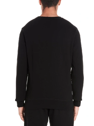 Shop Alexander Mcqueen Skull Patch Crewneck Jumper In Black