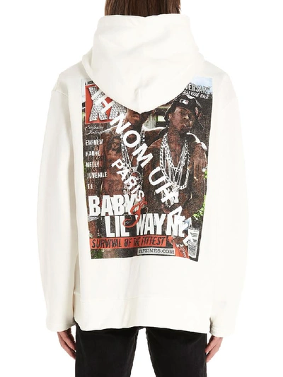 Shop Ih Nom Uh Nit Graphic Print Oversized Hoodie In White
