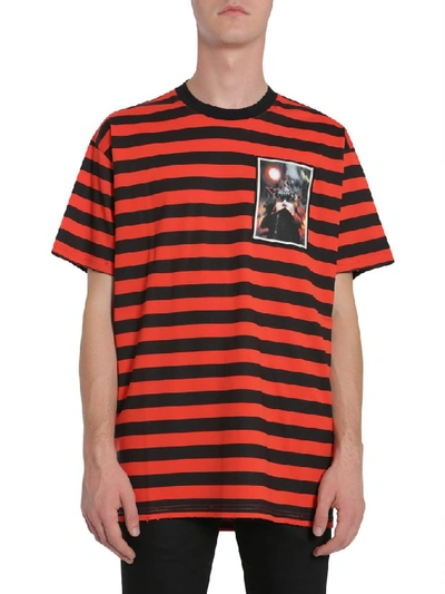 Shop Givenchy Striped Crewneck T In Multi