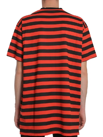 Shop Givenchy Striped Crewneck T In Multi